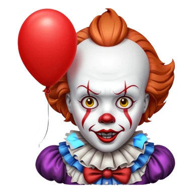 Pennywise avec un ballon sticker