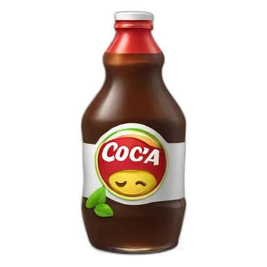 Une bouteille de coca sticker