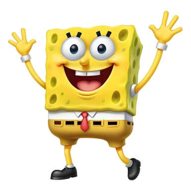 SpongeBob SquarePants character twerking sticker