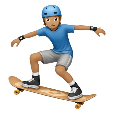 Knee pad skateboarder sticker