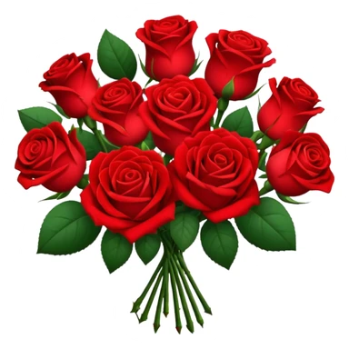 bonquet of rose sticker