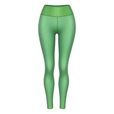 a pair of green legginga sticker