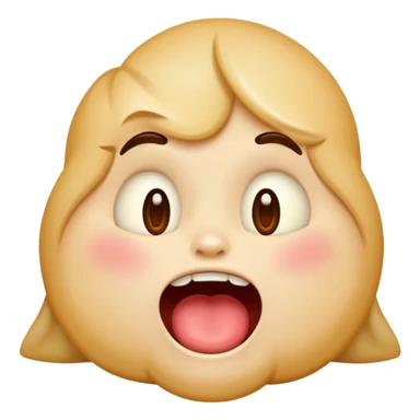 Hungry drooling emoji sticker