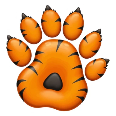 pata de tigre sticker