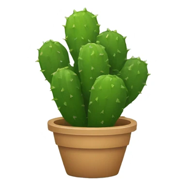 single flat Nopal without pot sticker