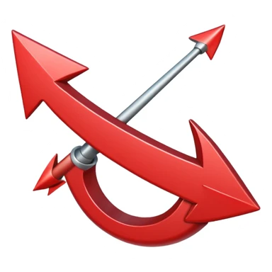 red arrow sticker