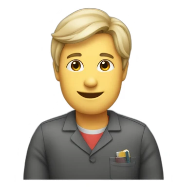 the teacher gives appreciation sticker