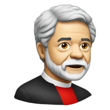 president lula comunist color sticker