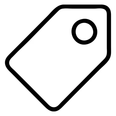 minimalist tag logo, simple icon, clean lines, no background sticker