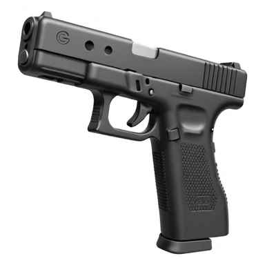 Glock 17 with an extended magazine sticker