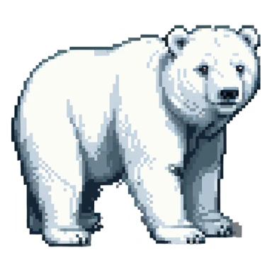 cute polar bear sticker