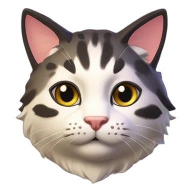 Purradise Meowscles fortnite buff anthromorphic  calico cat sticker