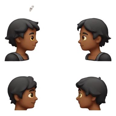 corazón negro y rosado sticker