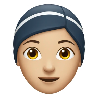 female swimmer sticker