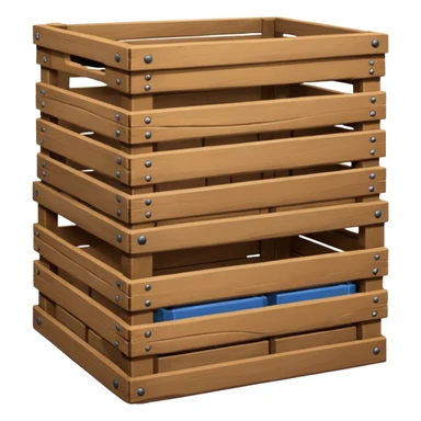 wooden crates sticker