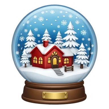 snow-globe sticker