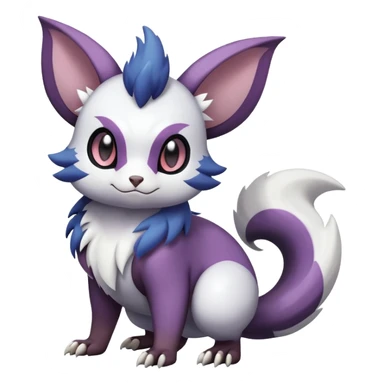 ShinyFurret-Absol-Noibat-Noivern-Hybrid (Full body) sticker