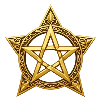 Pentacle sticker