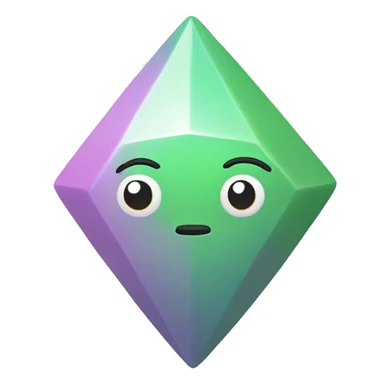 Pastel plumbob sims sticker