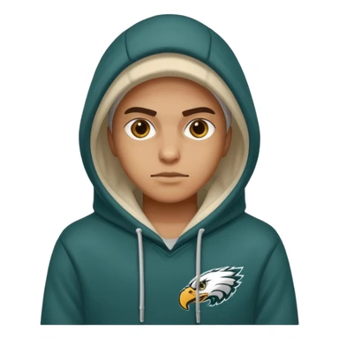 eagles with hoodie sticker