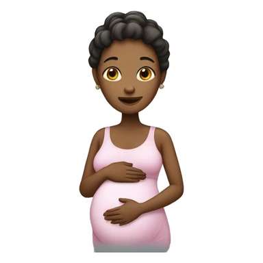 pregnant lady sticker