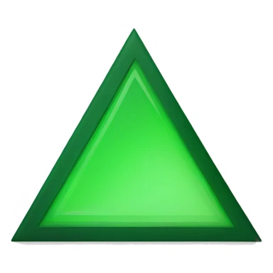 green triangle for kpis sticker