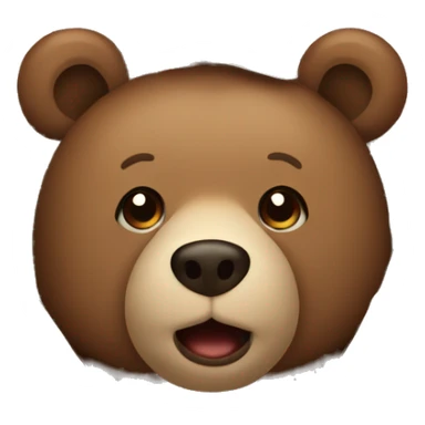 bear wrapped in blanket  sticker