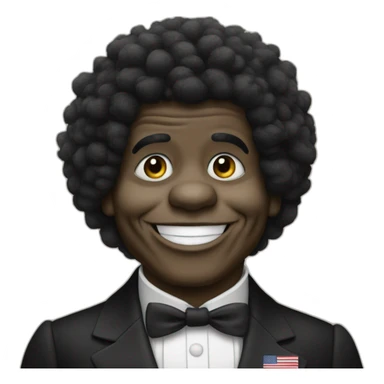 golliwog Barack Obama sticker