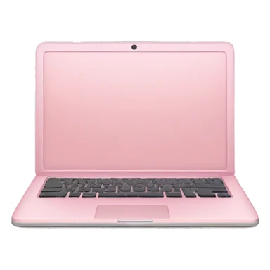 Light pink laptop sticker