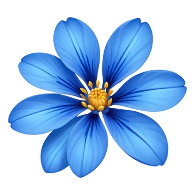 Flor azul sticker