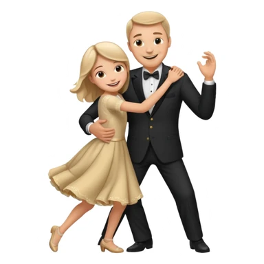 Father daughter Dance sticker