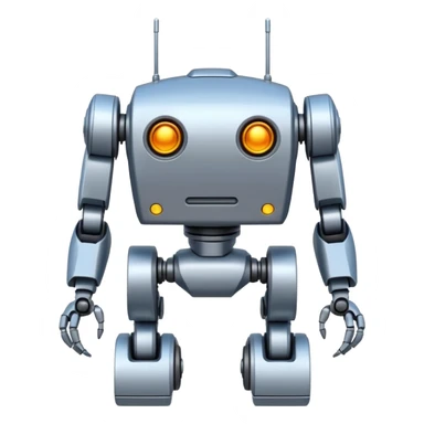 completely symetrical 4 legged robot sticker