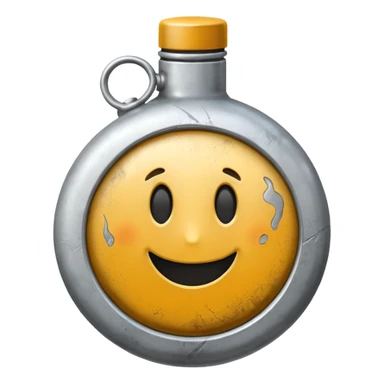 Camp Essentials, canteen,negative:character. sticker