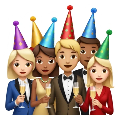 work christmas party sticker