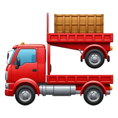 truck con plataforma sticker