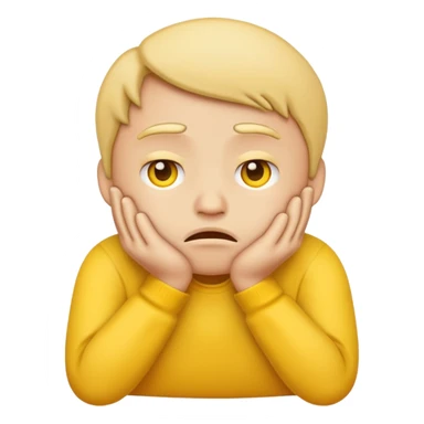 Ashamed emoji sticker