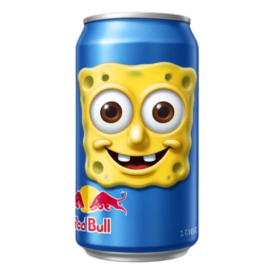 SpongeBob theme x redbull  sticker