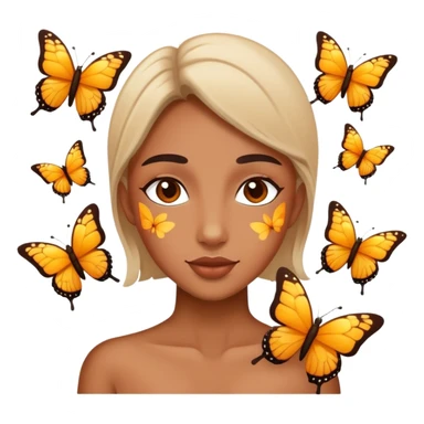 Loving butterflies sticker