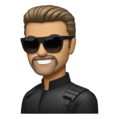 george michael sticker