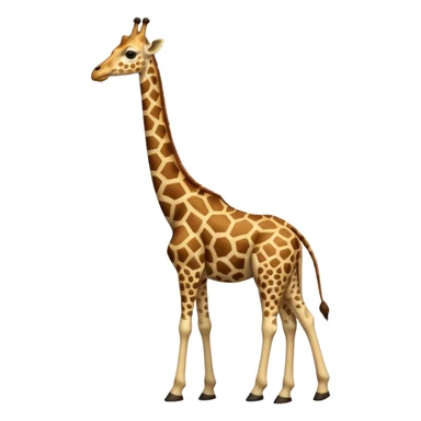 High resolution giraffe  sticker