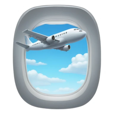 plane window sticker