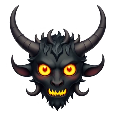 Demonio negro  sticker