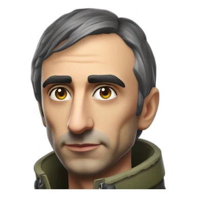 Éric zemmour avec un sniper fortnite sticker
