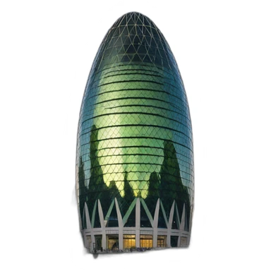 gherkin building London sticker
