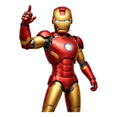 iron man thumb up animated sticker