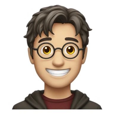Harry Potter smiling sticker