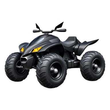 batmobile atv quad sticker