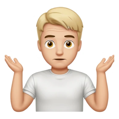 german guy shrug sticker