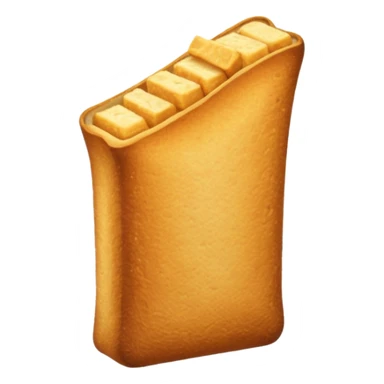 elongated crouton without a face sticker