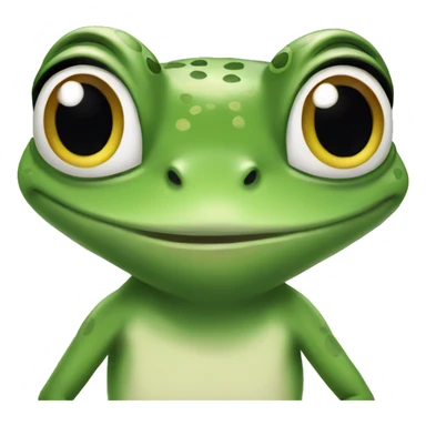 Tiana frog sticker